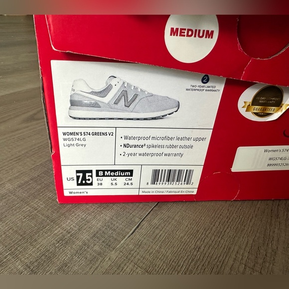 New Balance Gray and White Athletic Shoes - Picture 3 of 11